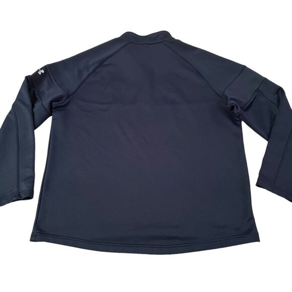 Under Armour 1/4 Zip Pullover Men’s Size Large Black Loose Fit Company Log - Picture 5 of 5